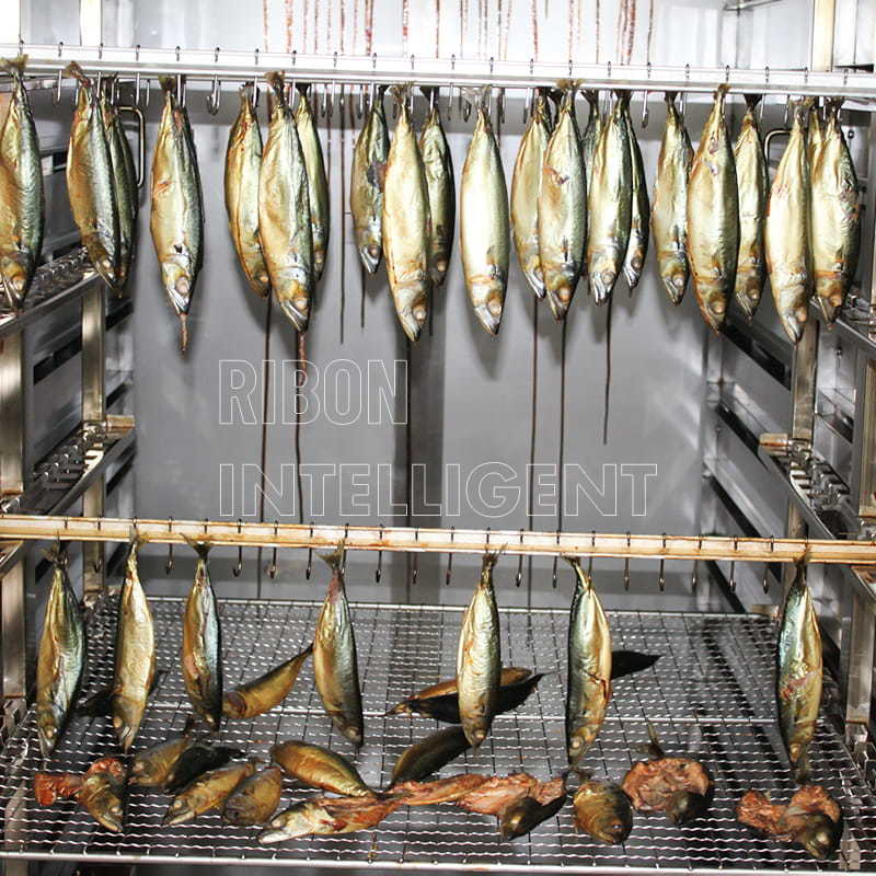 Horizontalis airflow smokehouse