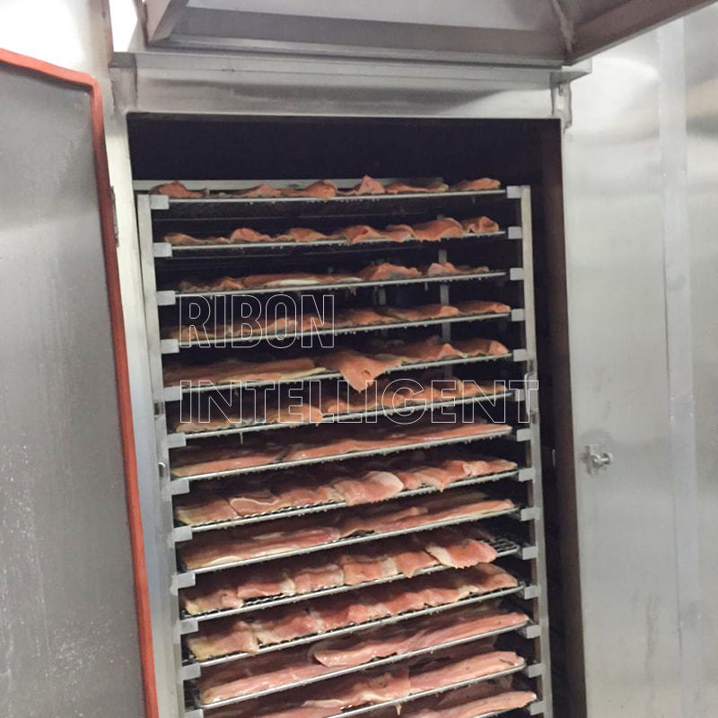 Horizontalis airflow smokehouse